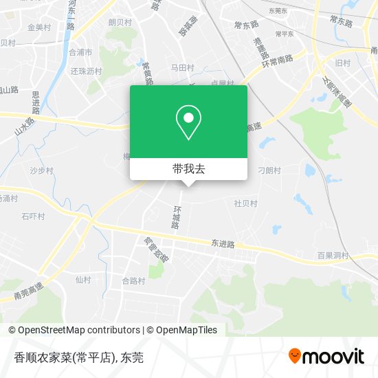 香顺农家菜(常平店)地图