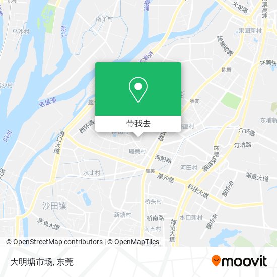 大明塘市场地图