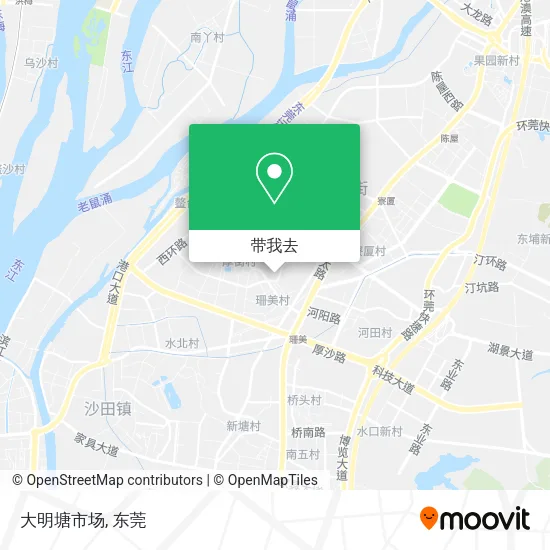 大明塘市场地图
