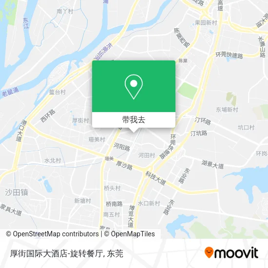 厚街国际大酒店-旋转餐厅地图