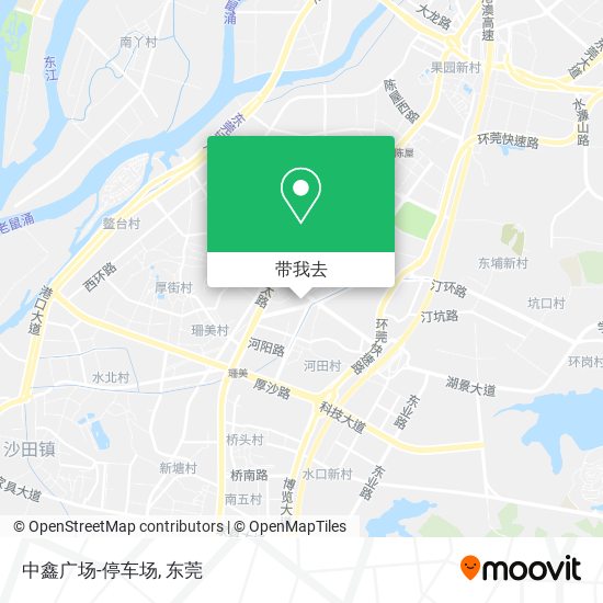 中鑫广场-停车场地图