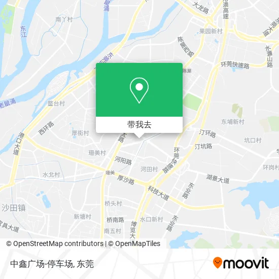 中鑫广场-停车场地图