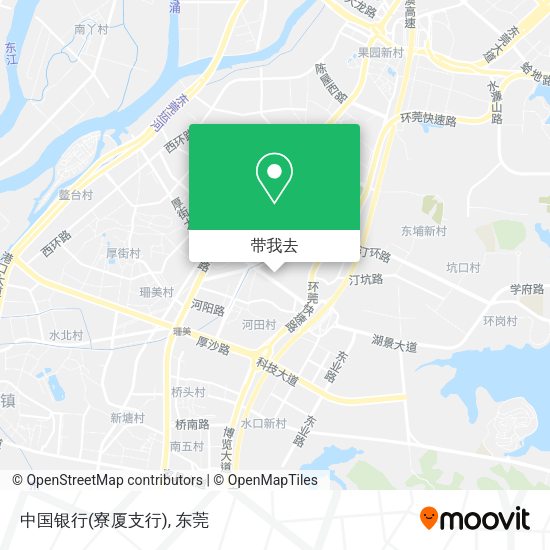 中国银行(寮厦支行)地图