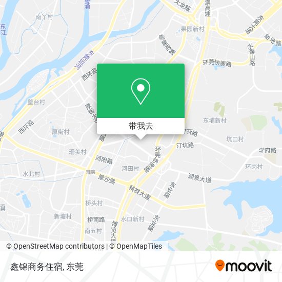 鑫锦商务住宿地图