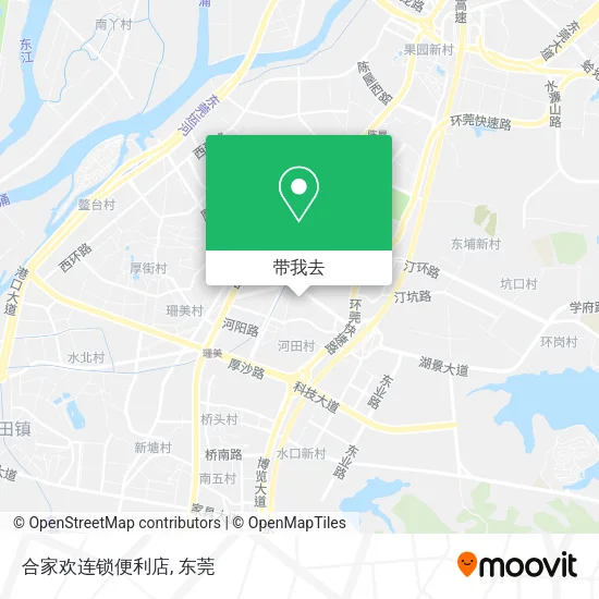 合家欢连锁便利店地图