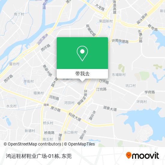 鸿运鞋材鞋业广场-01栋地图