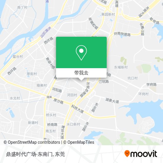 鼎盛时代广场-东南门地图