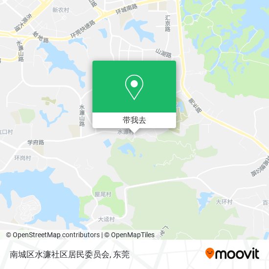 南城区水濂社区居民委员会地图
