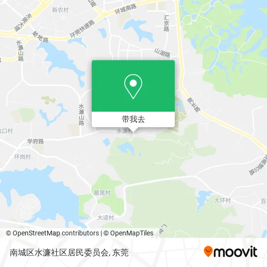 南城区水濂社区居民委员会地图