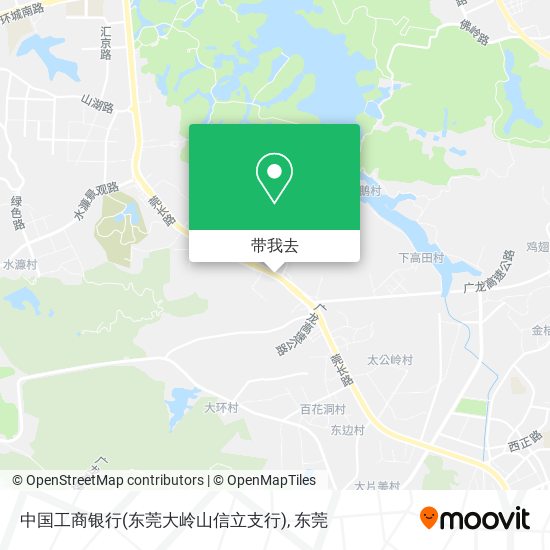 中国工商银行(东莞大岭山信立支行)地图