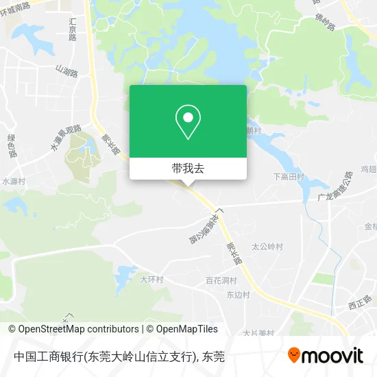 中国工商银行(东莞大岭山信立支行)地图