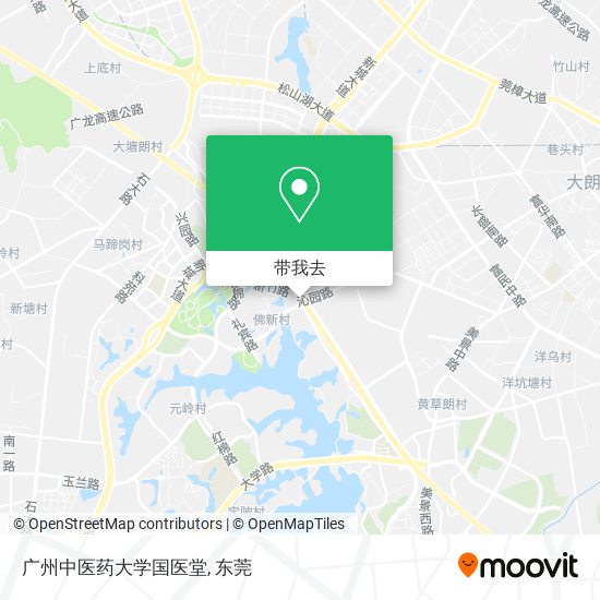 广州中医药大学国医堂地图