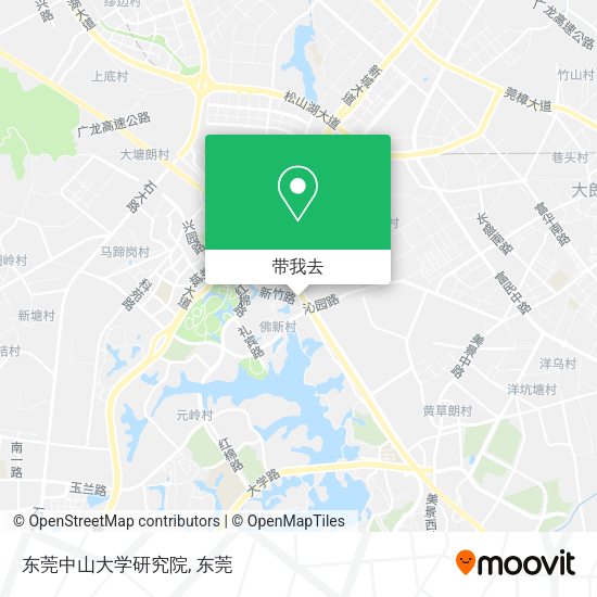 东莞中山大学研究院地图