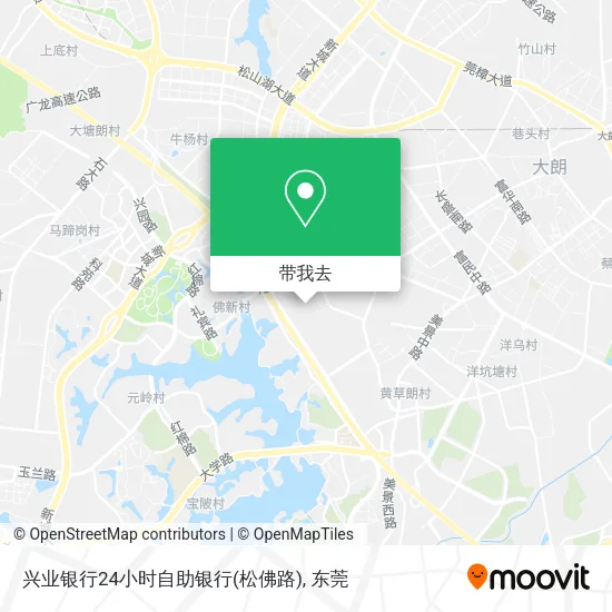 兴业银行24小时自助银行(松佛路)地图
