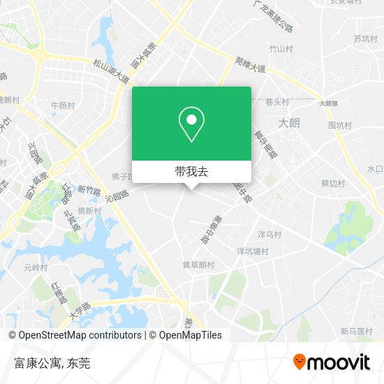 富康公寓地图