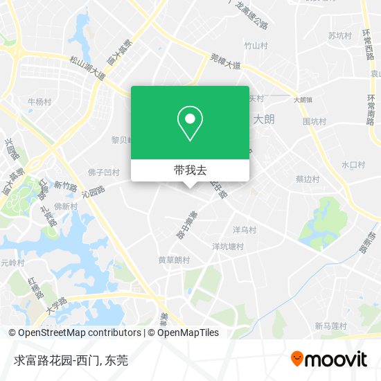 求富路花园-西门地图