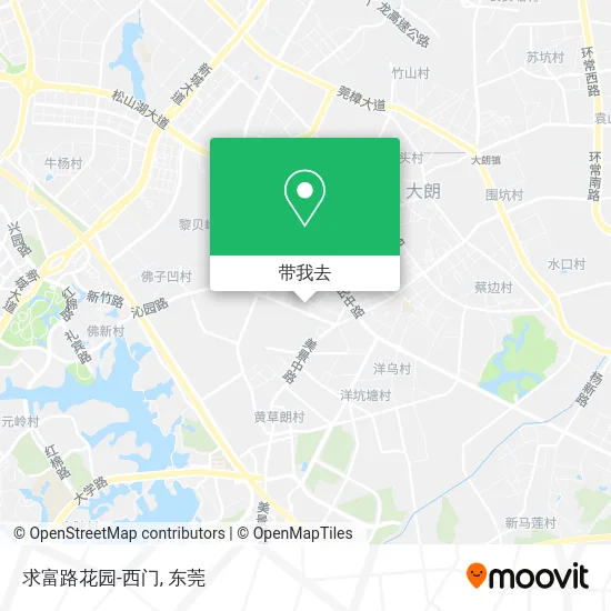 求富路花园-西门地图