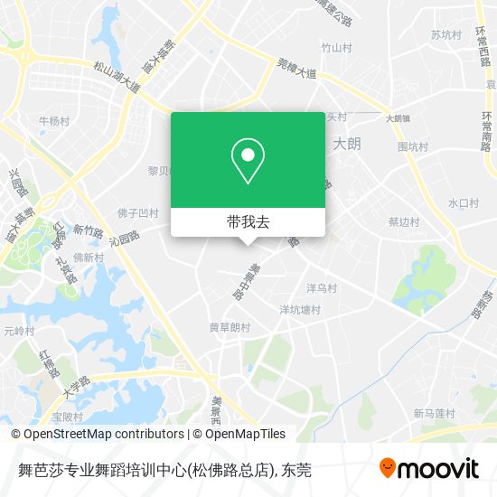 舞芭莎专业舞蹈培训中心(松佛路总店)地图