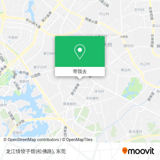 龙江情饺子馆(松佛路)地图