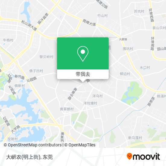 大岍农(明上街)地图
