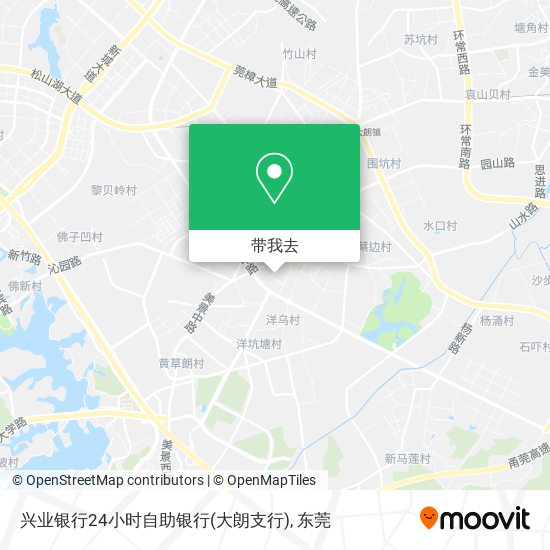 兴业银行24小时自助银行(大朗支行)地图