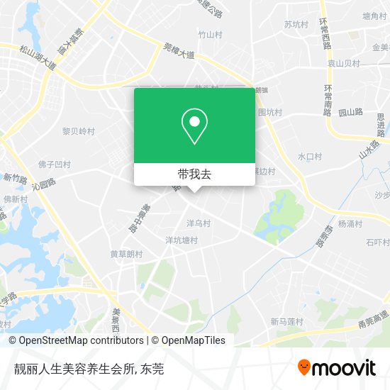 靓丽人生美容养生会所地图
