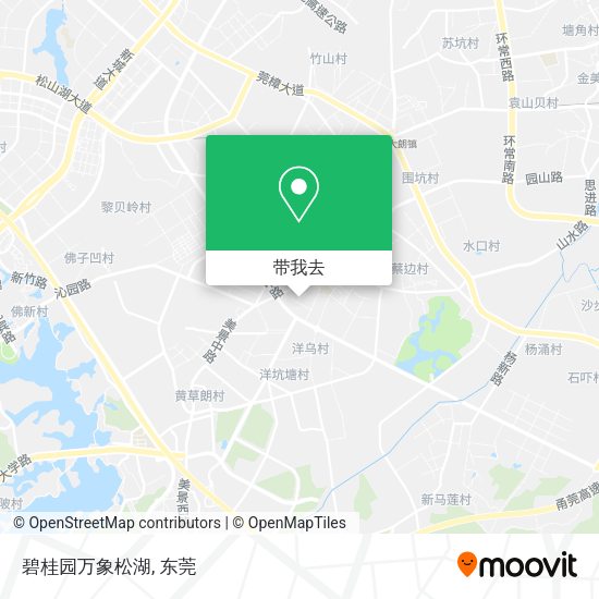 碧桂园万象松湖地图