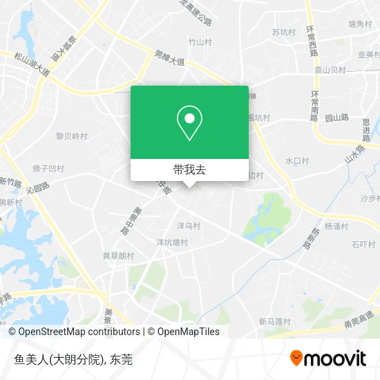 鱼美人(大朗分院)地图