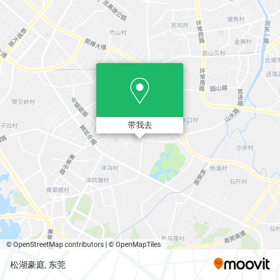 松湖豪庭地图