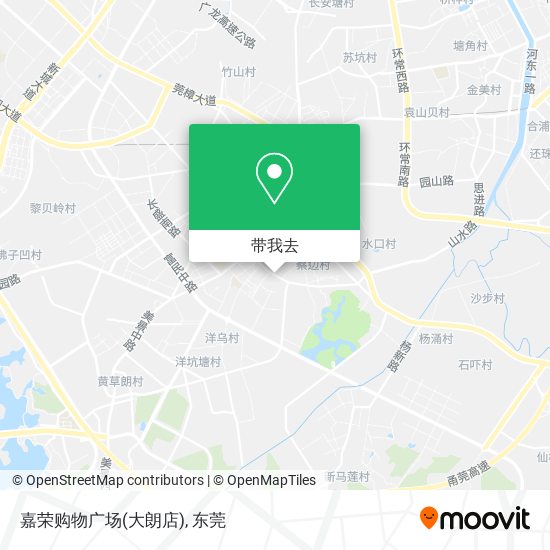 嘉荣购物广场(大朗店)地图