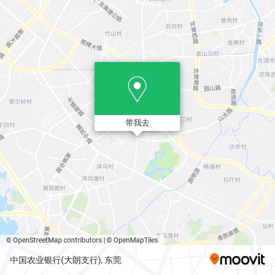 中国农业银行(大朗支行)地图