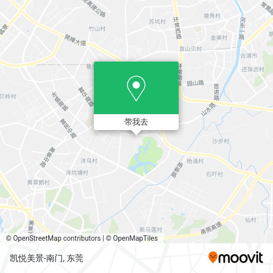 凯悦美景-南门地图
