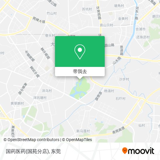 国药医药(国苑分店)地图