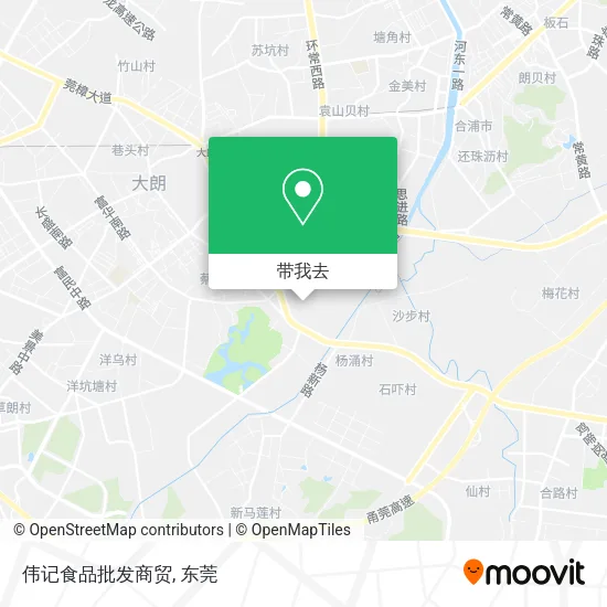 伟记食品批发商贸地图