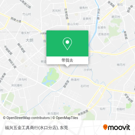 福兴五金工具商行(水口分店)地图