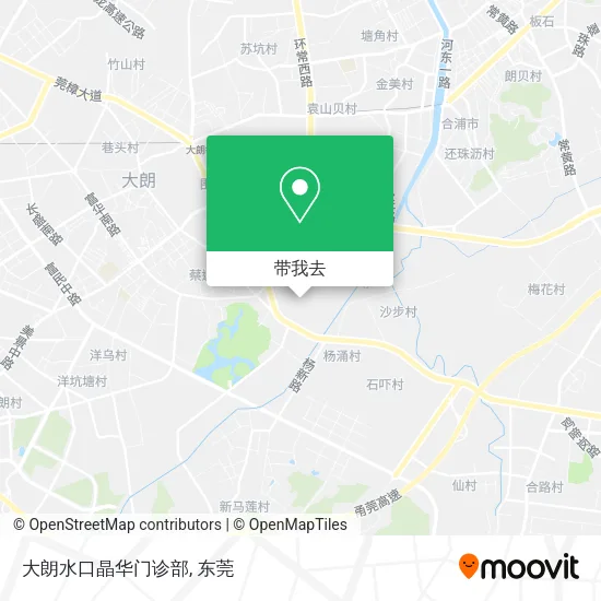 大朗水口晶华门诊部地图