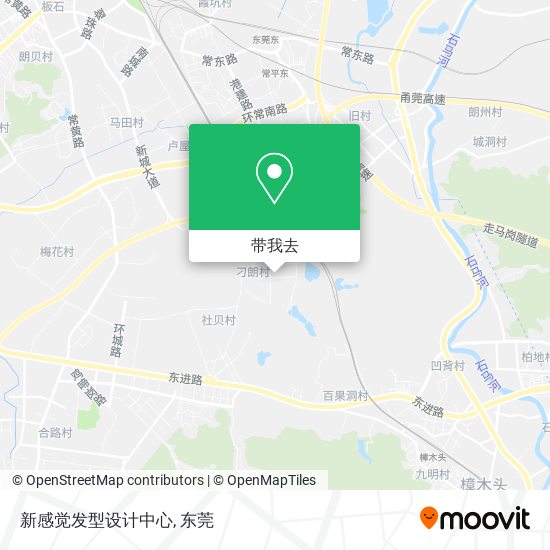 新感觉发型设计中心地图