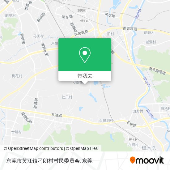 东莞市黄江镇刁朗村村民委员会地图