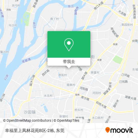 幸福里上凤林花苑B区-2栋地图