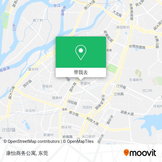 康怡商务公寓地图