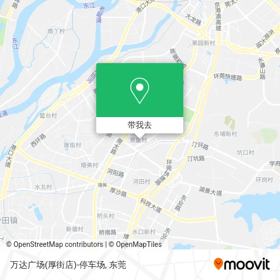 万达广场(厚街店)-停车场地图