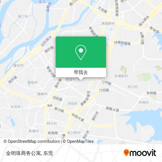 金明珠商务公寓地图
