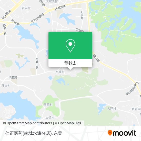 仁正医药(南城水濂分店)地图