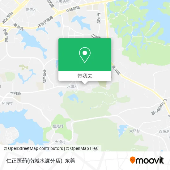 仁正医药(南城水濂分店)地图
