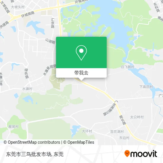 东莞市三鸟批发市场地图