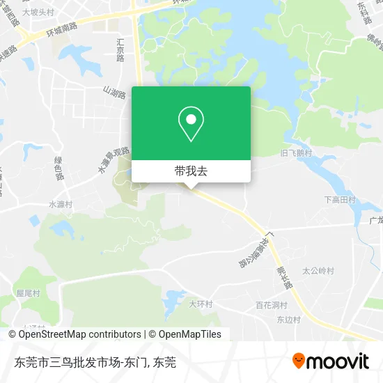 东莞市三鸟批发市场-东门地图