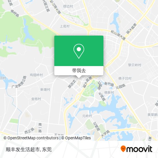 顺丰发生活超市地图