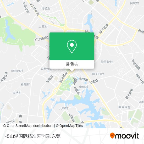 松山湖国际精准医学园地图