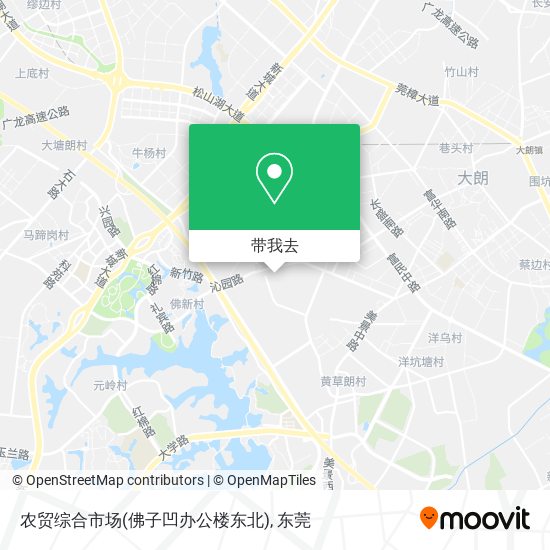 农贸综合市场(佛子凹办公楼东北)地图