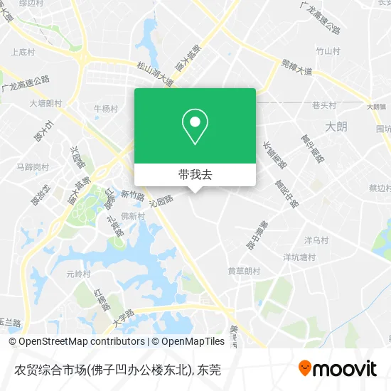 农贸综合市场(佛子凹办公楼东北)地图